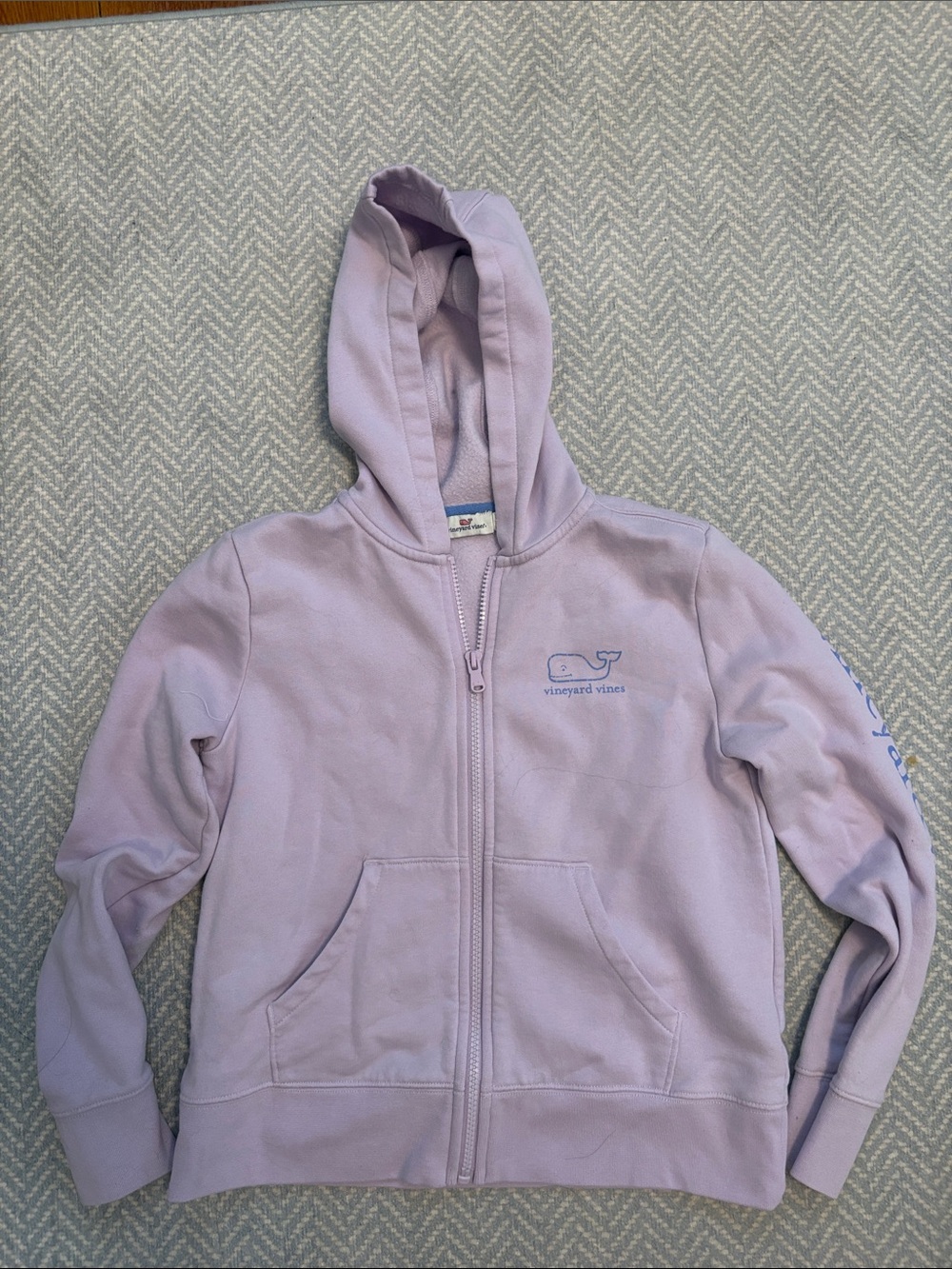Vineyard Vines Lavender Full-Zip Hoodie